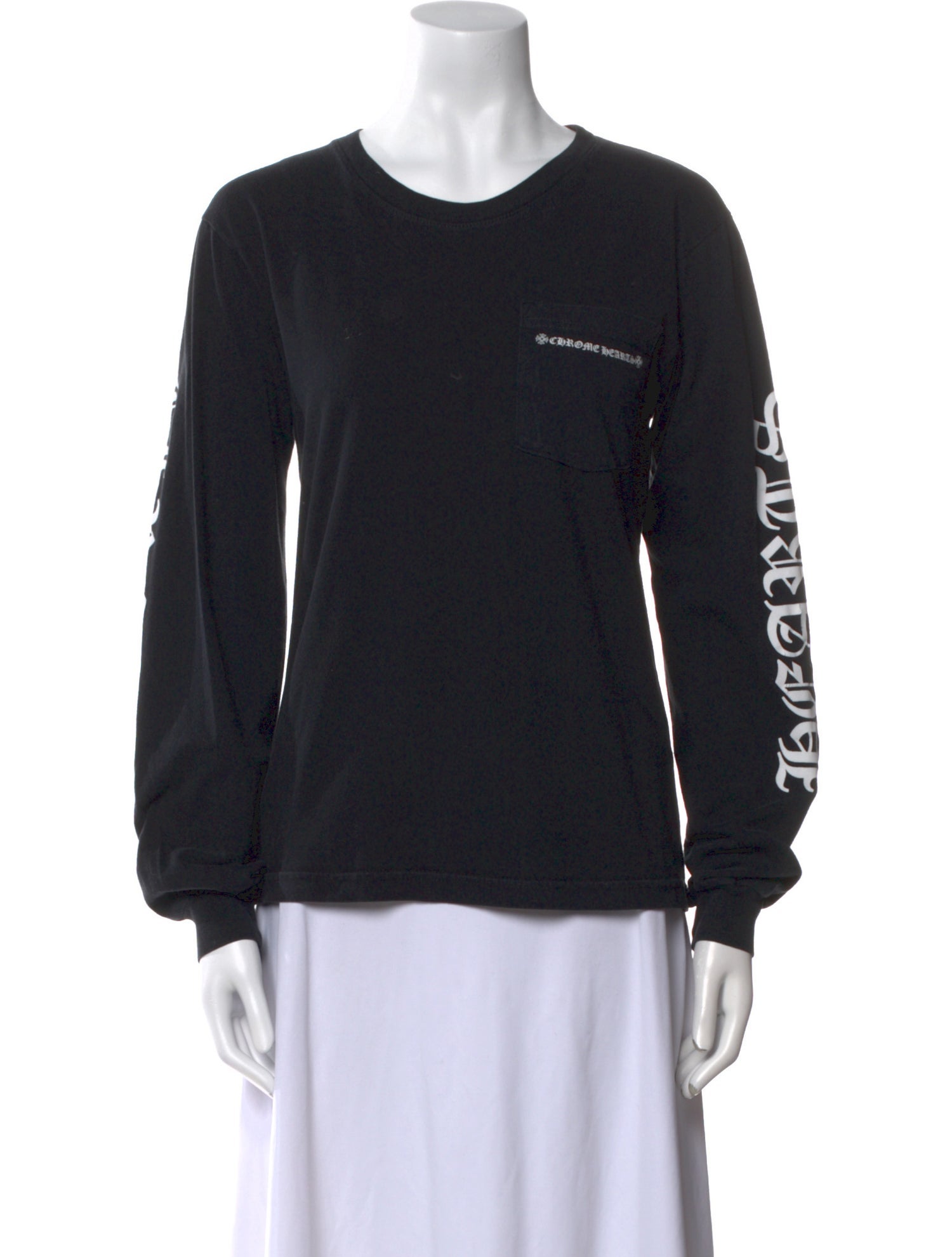 Chrome Hearts Cross Spine L/S Graphic Print Sweatshirt
