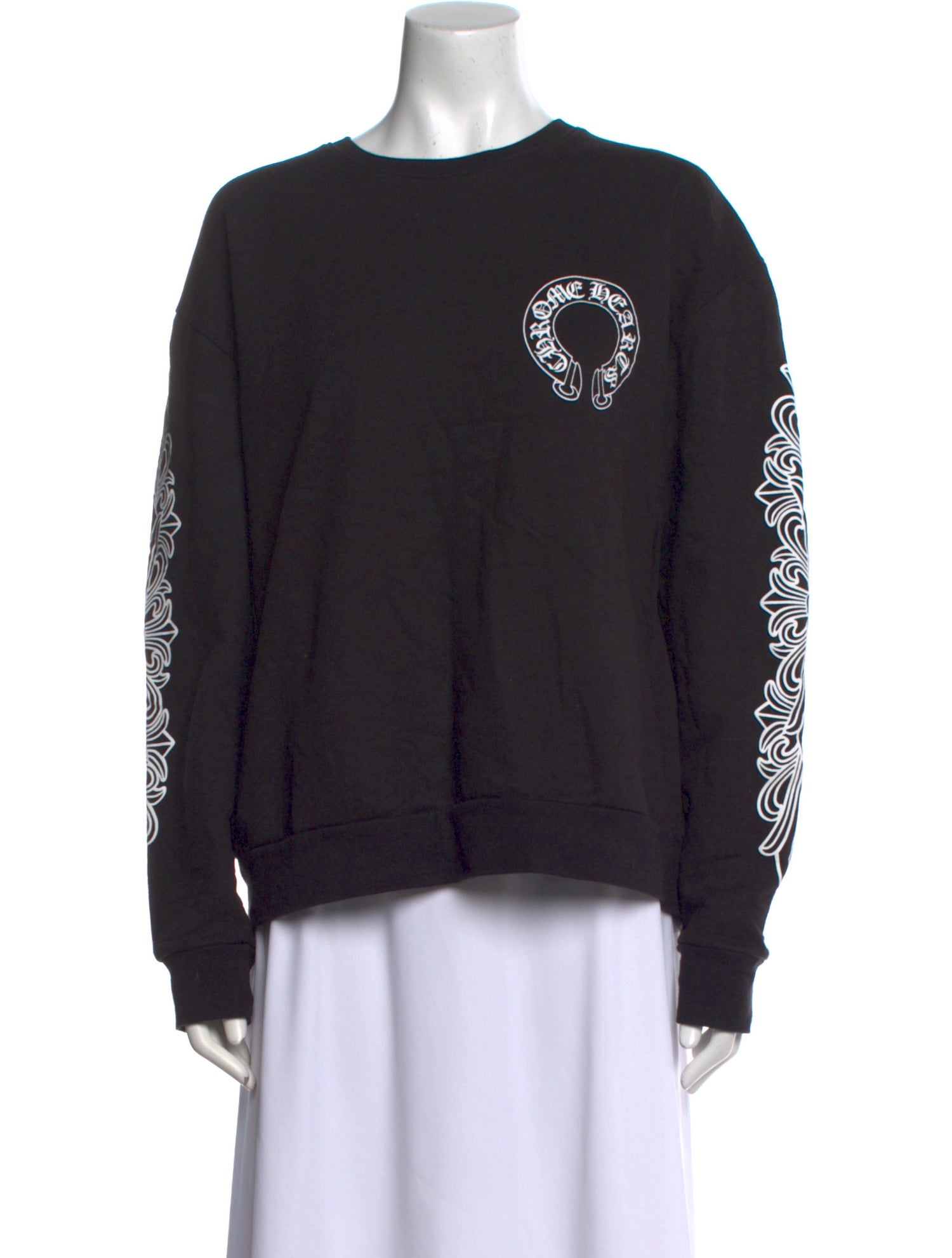 Chrome Hearts Deadly Doll Graphic Print Top - Black Tops