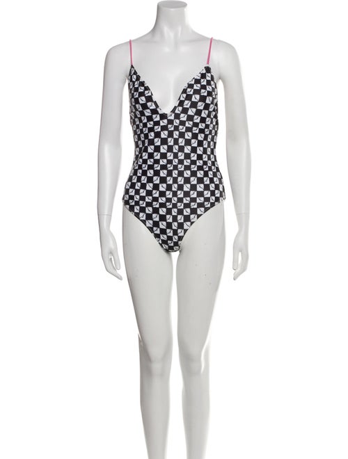 Chrome Hearts x Matty Boy 'Dipped Blue 99 Eyes' Printed One-Piece