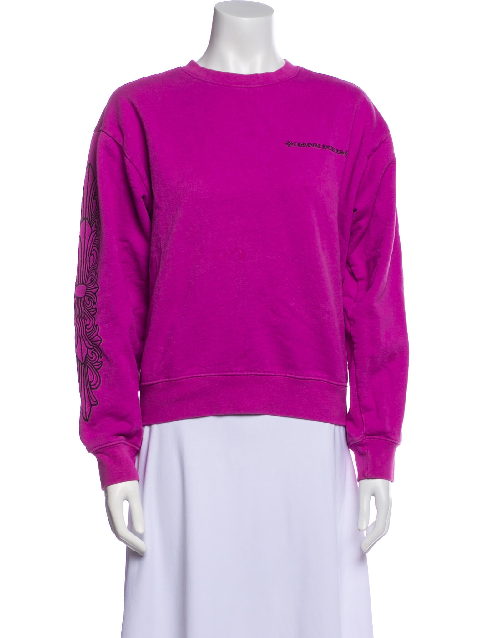 Chrome Hearts Crew Neck Long Sleeve Sweatshirt