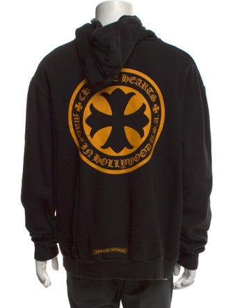 Chrome Hearts Signature Logo Graphic Print Hoodie