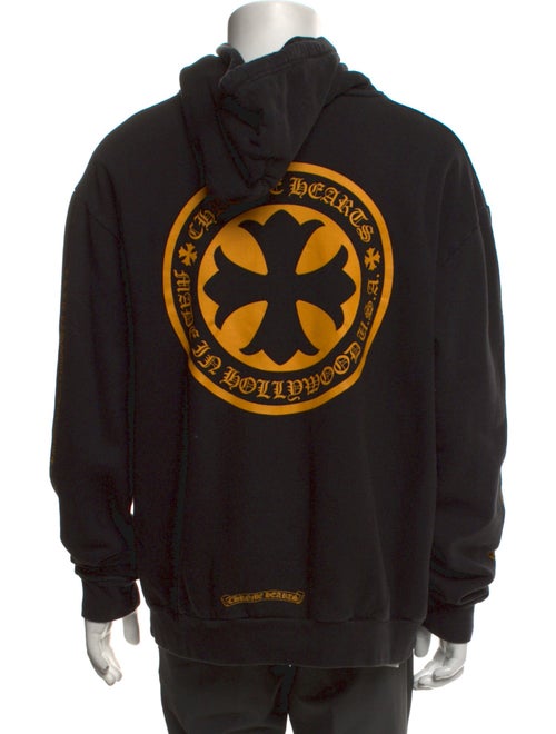 Chrome Hearts Signature Logo Graphic Print Hoodie