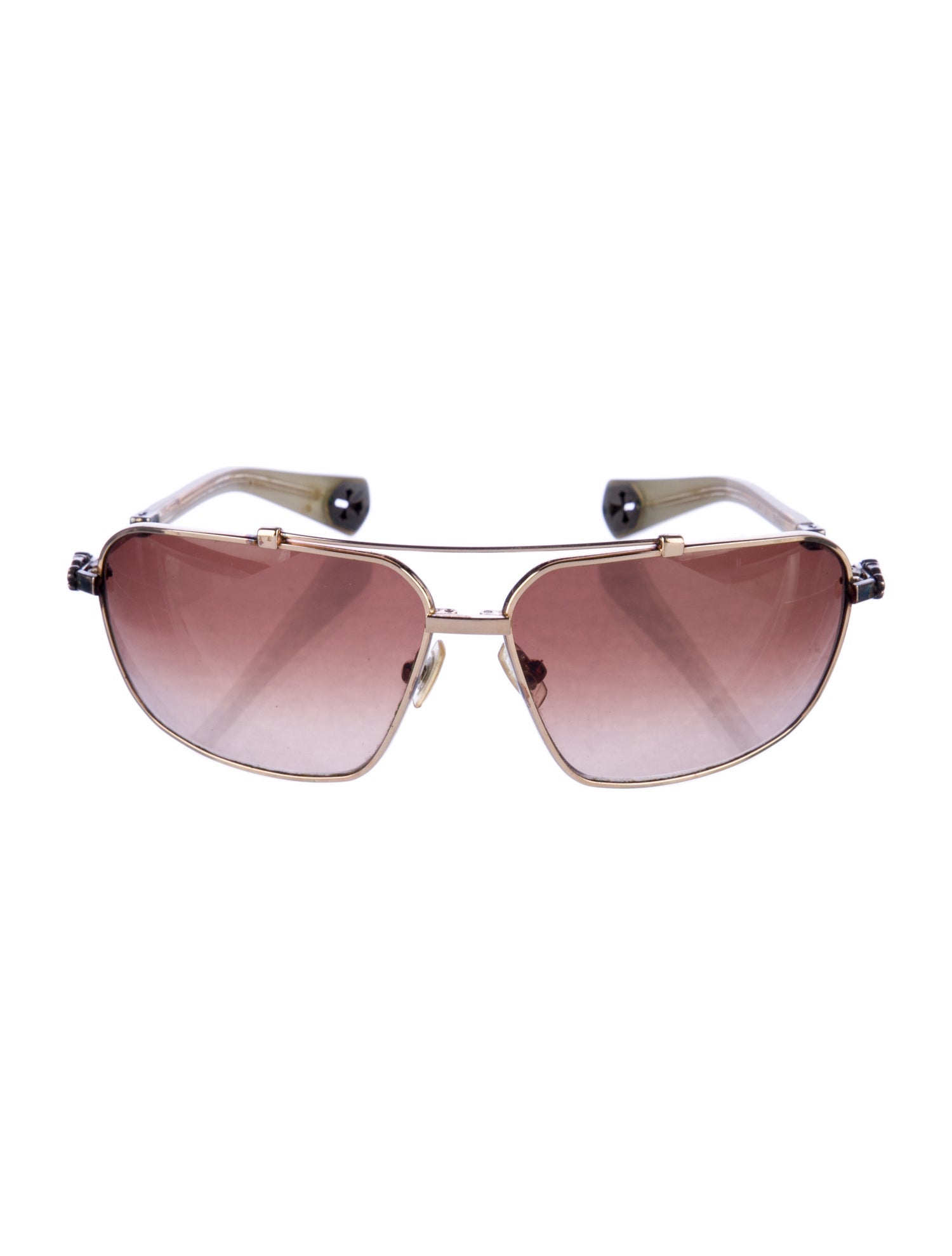 Chrome Hearts Oral Aviator Sunglasses