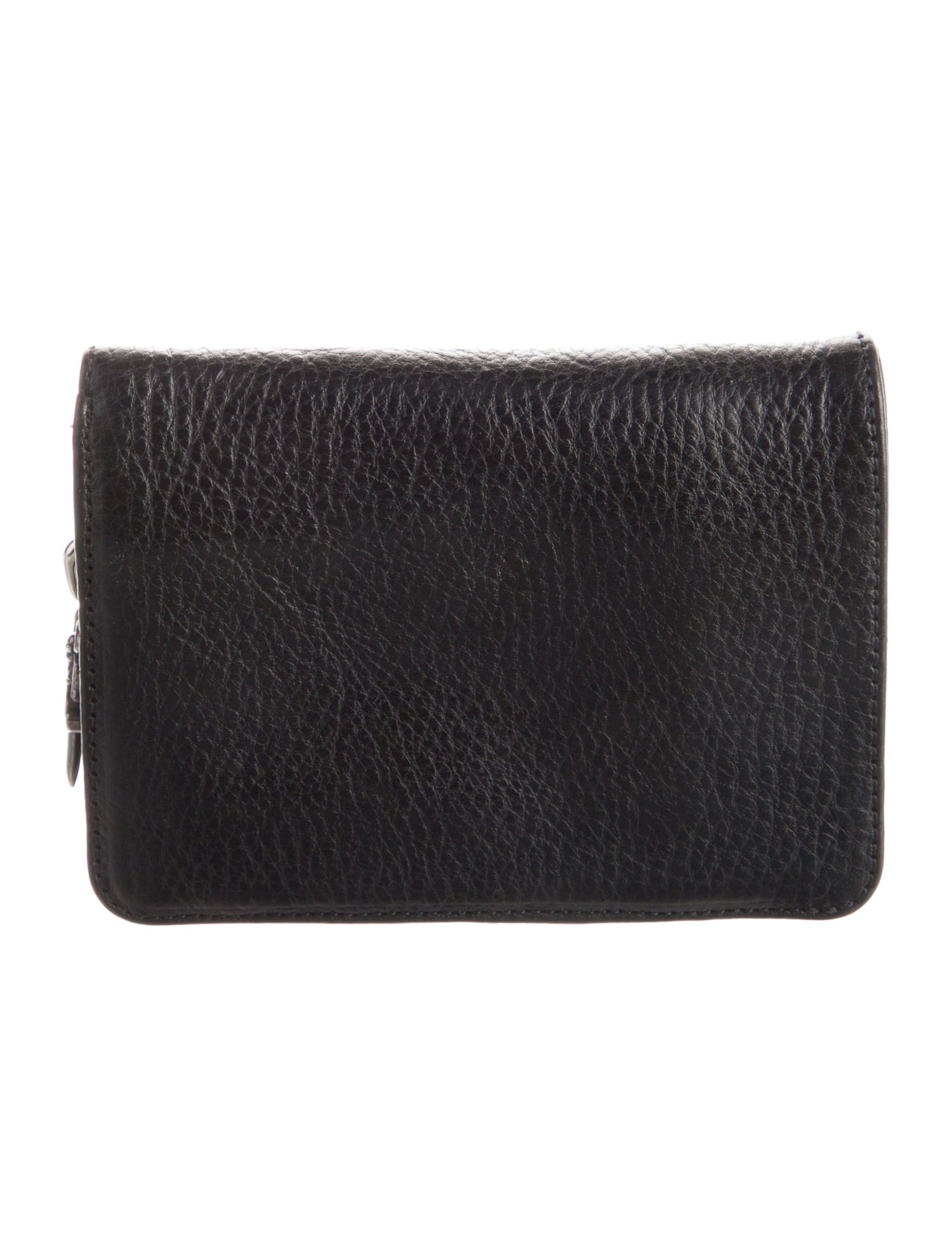 Chrome Hearts Compact Zip Wallet Leather Wallet