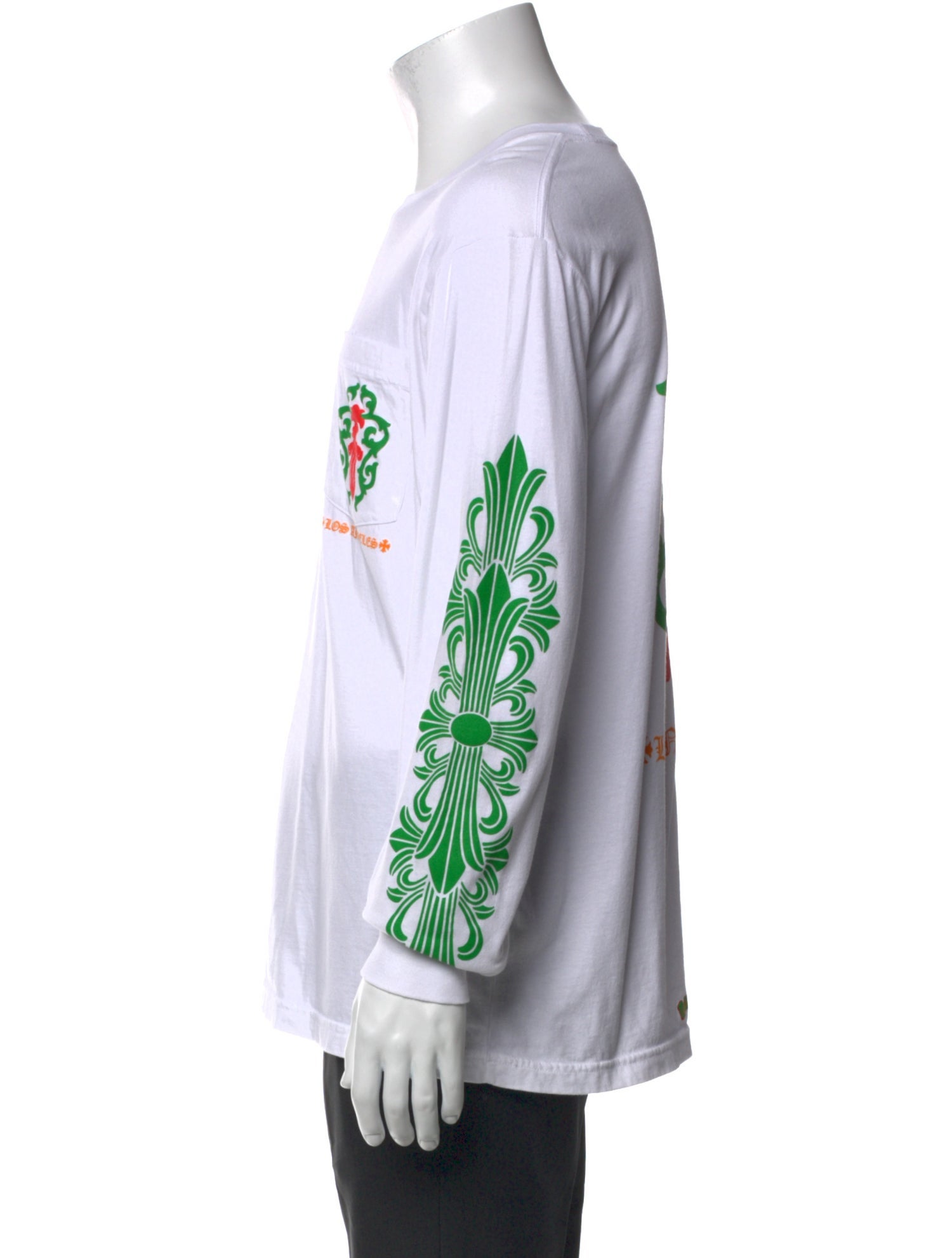 Chrome Hearts Los Angeles Dagger Logo Graphic Print T-Shirt