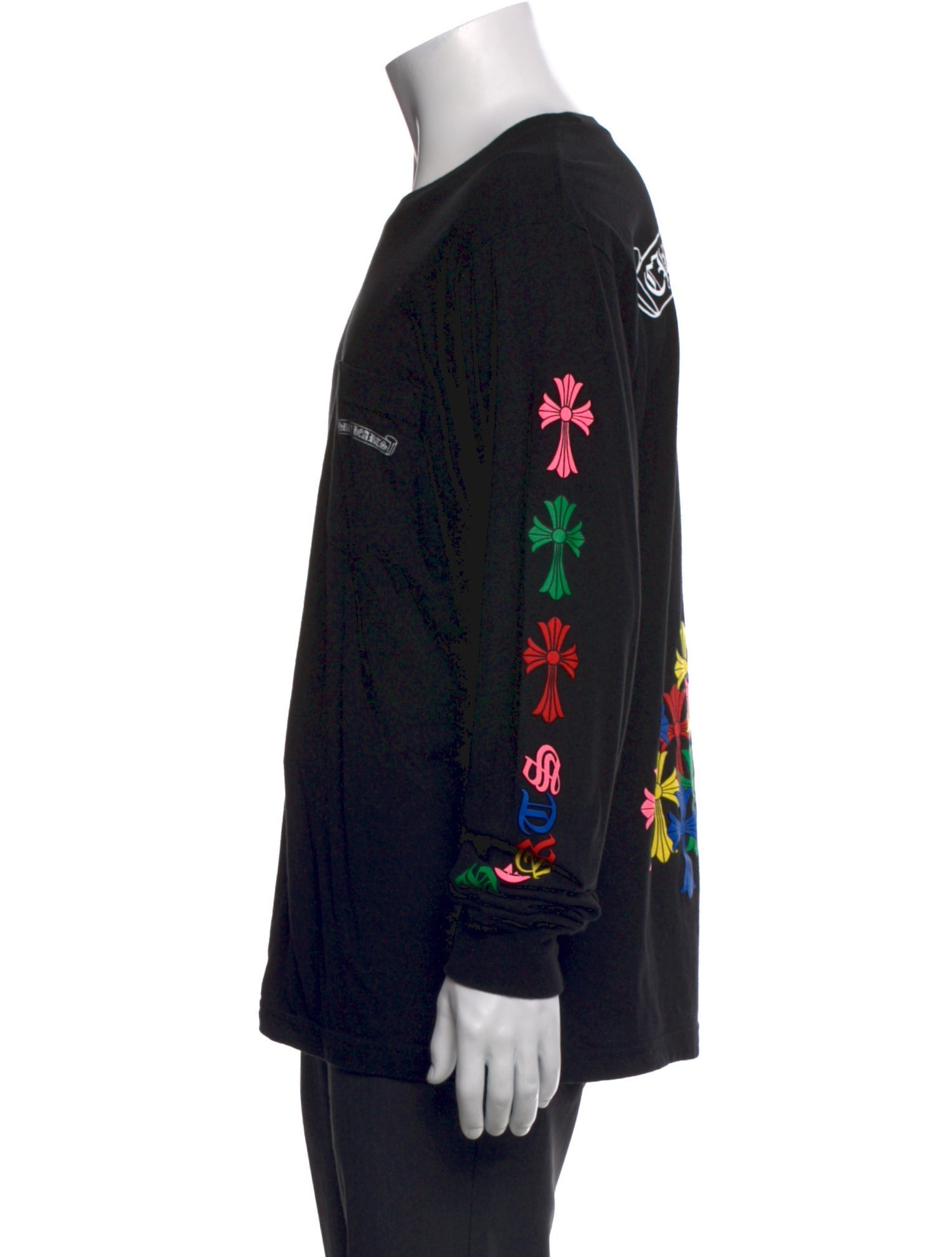 Chrome Hearts Crew Neck Long Sleeve Henley