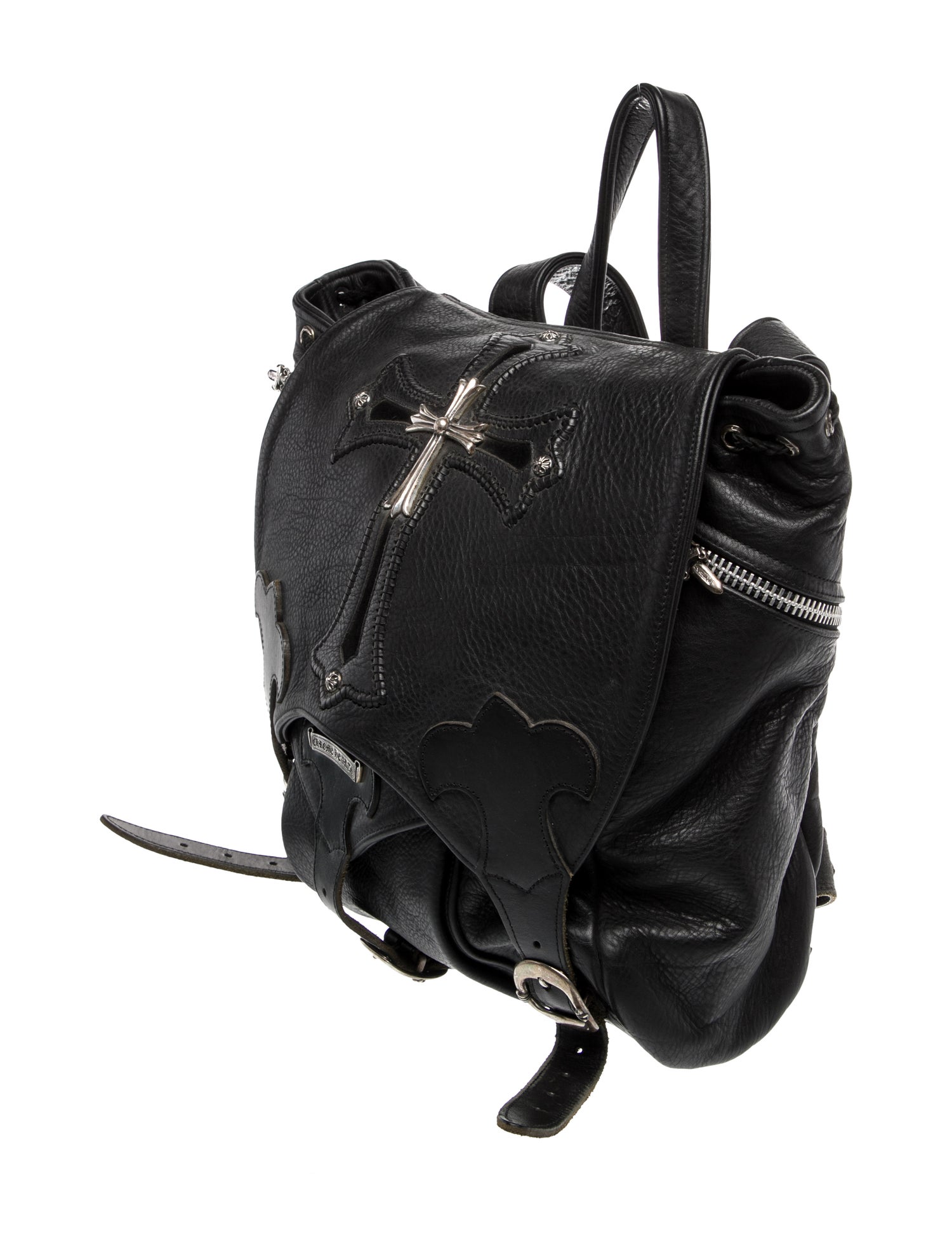 Chrome Hearts Leather Flarenie Gunslinger