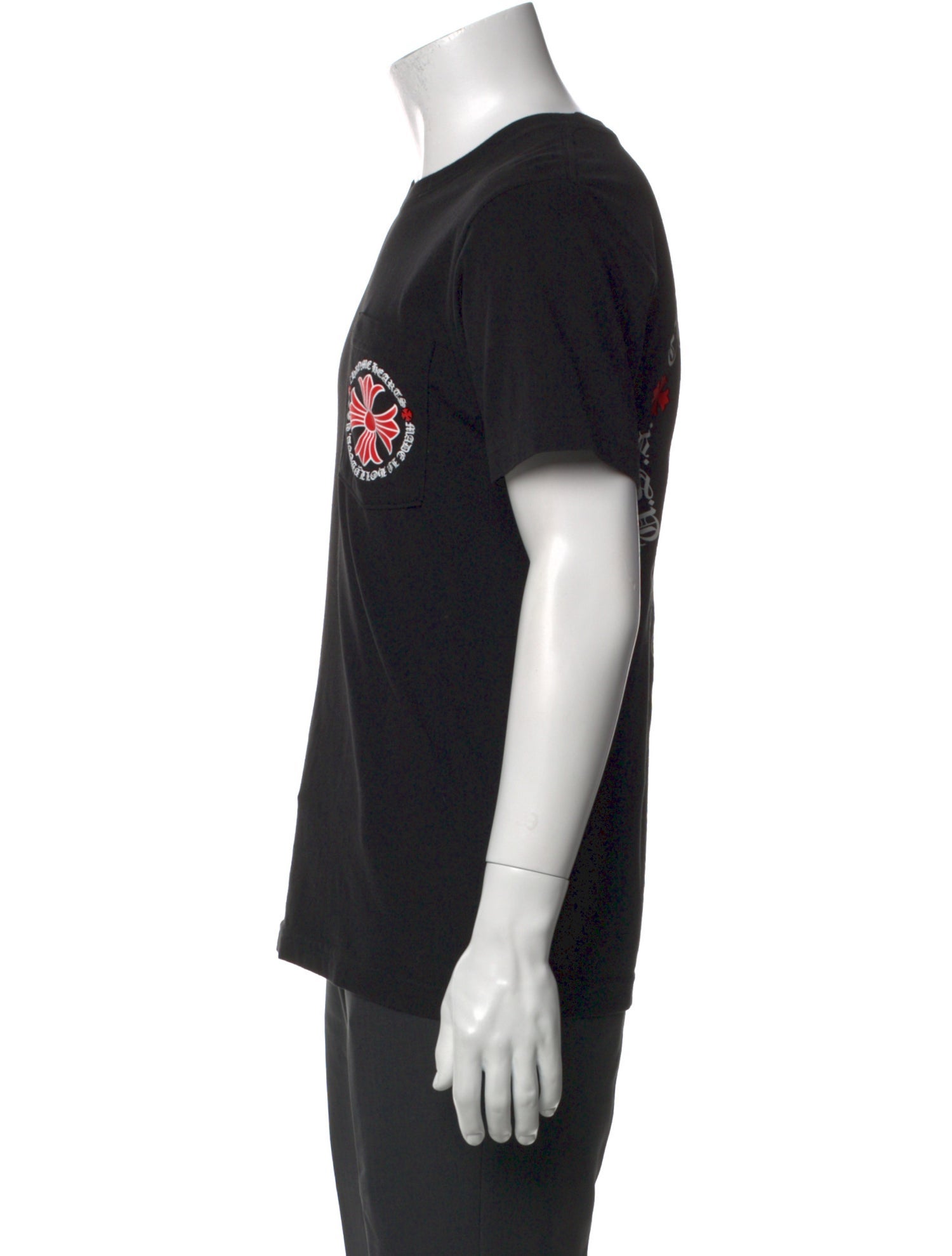 Chrome Hearts Maltese Cross Logo Graphic Print T-Shirt