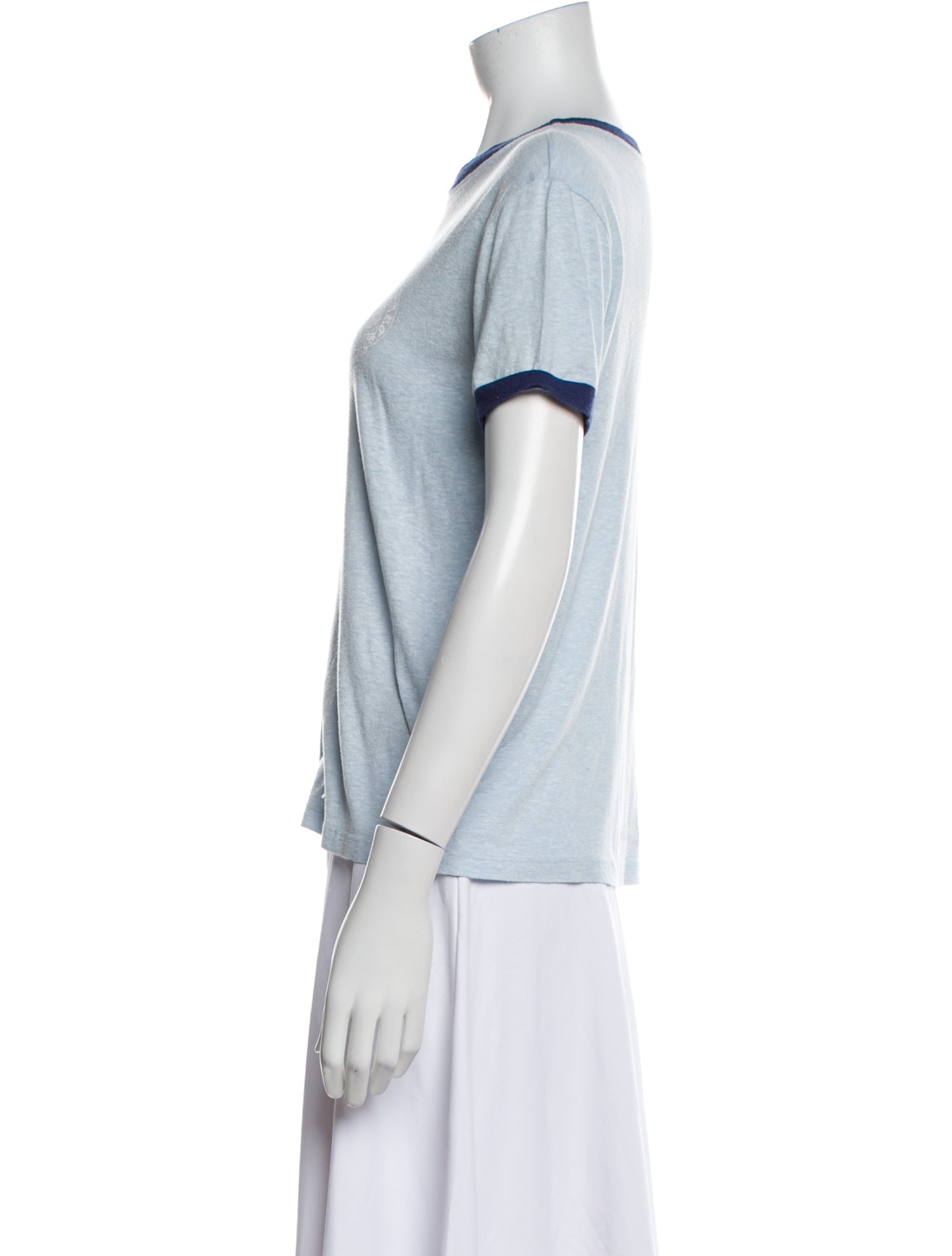 Chrome Hearts Horseshoe Logo Crew Neck T-Shirt