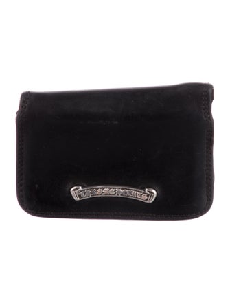 Chrome Hearts Scroll Leather Wallet