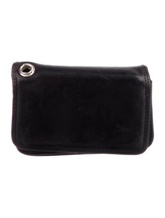 Chrome Hearts Scroll Leather Wallet