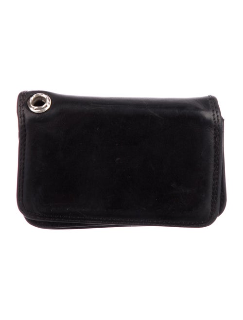 Chrome Hearts Scroll Leather Wallet