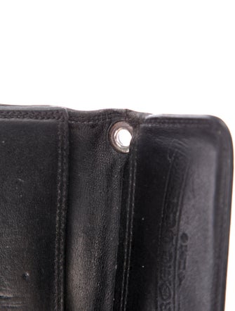 Chrome Hearts Scroll Leather Wallet