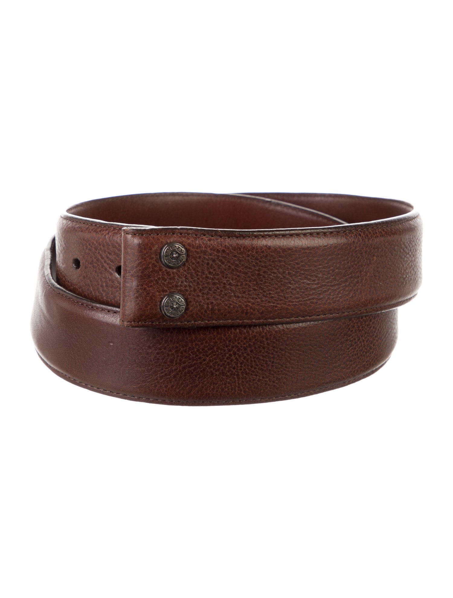 Chrome Hearts Fleur Leather Waist Belt