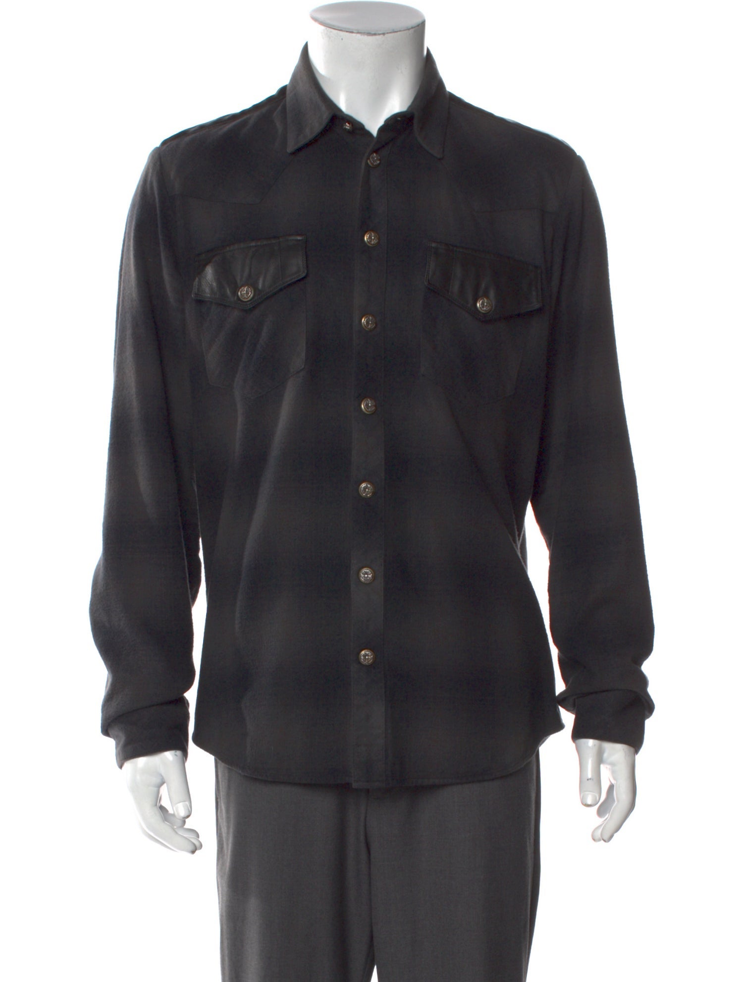 Chrome Hearts Fleur Long Sleeve Western Shirt