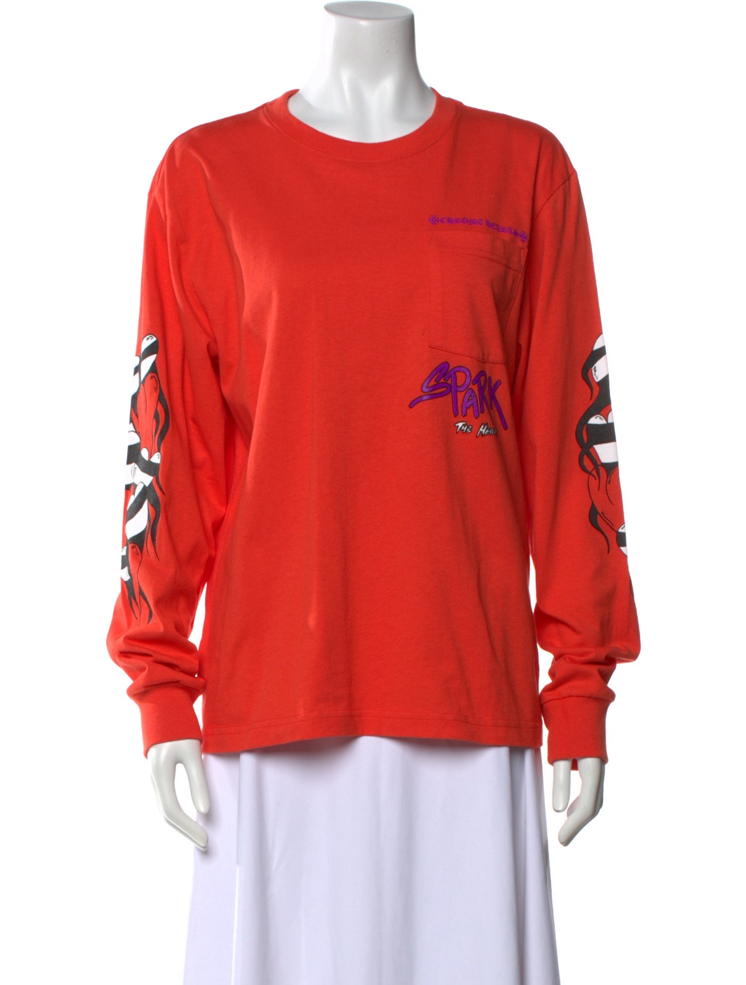 Chrome Hearts Sadistic Lipstick Crew Neck Sweatshirt