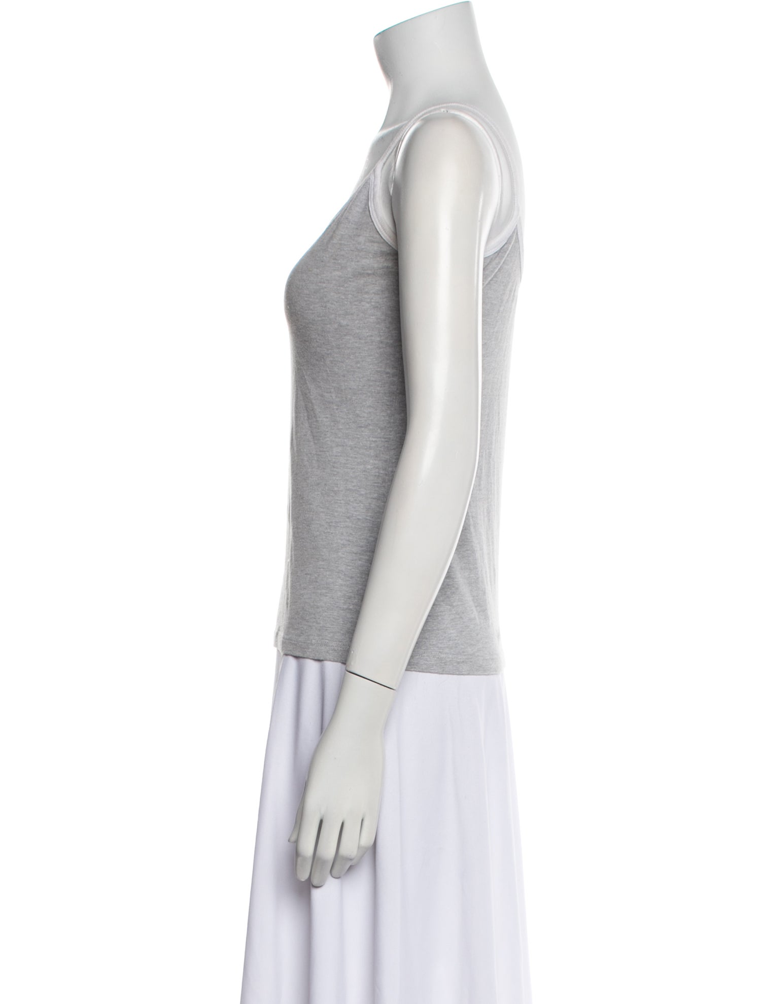 Chrome Hearts Horseshoe Logo Scoop Neck Top