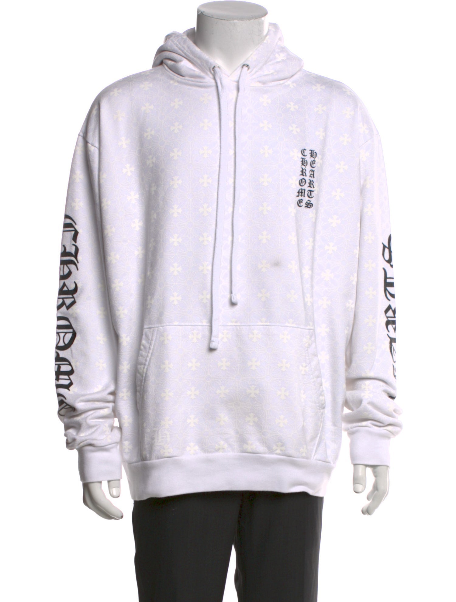 Chrome Hearts Signature Logo Tonal Monogram Hoodie