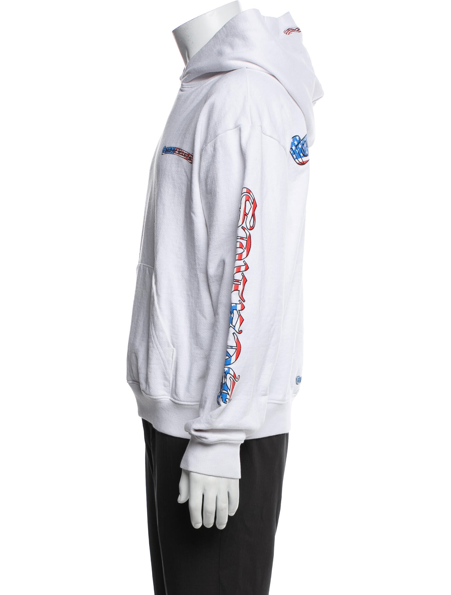 Chrome Hearts Graphic Print Crew Neck Hoodie