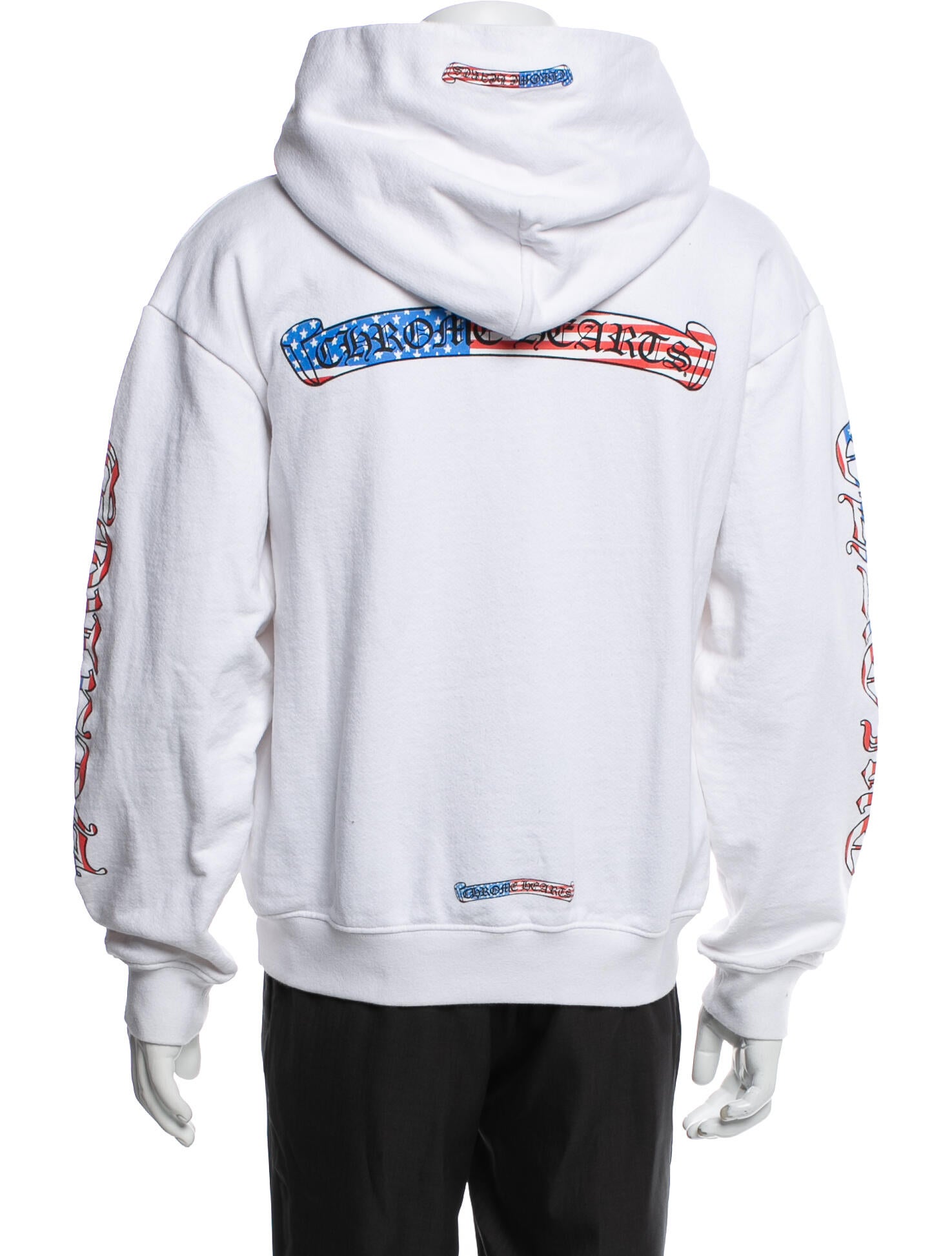 Chrome Hearts Graphic Print Crew Neck Hoodie