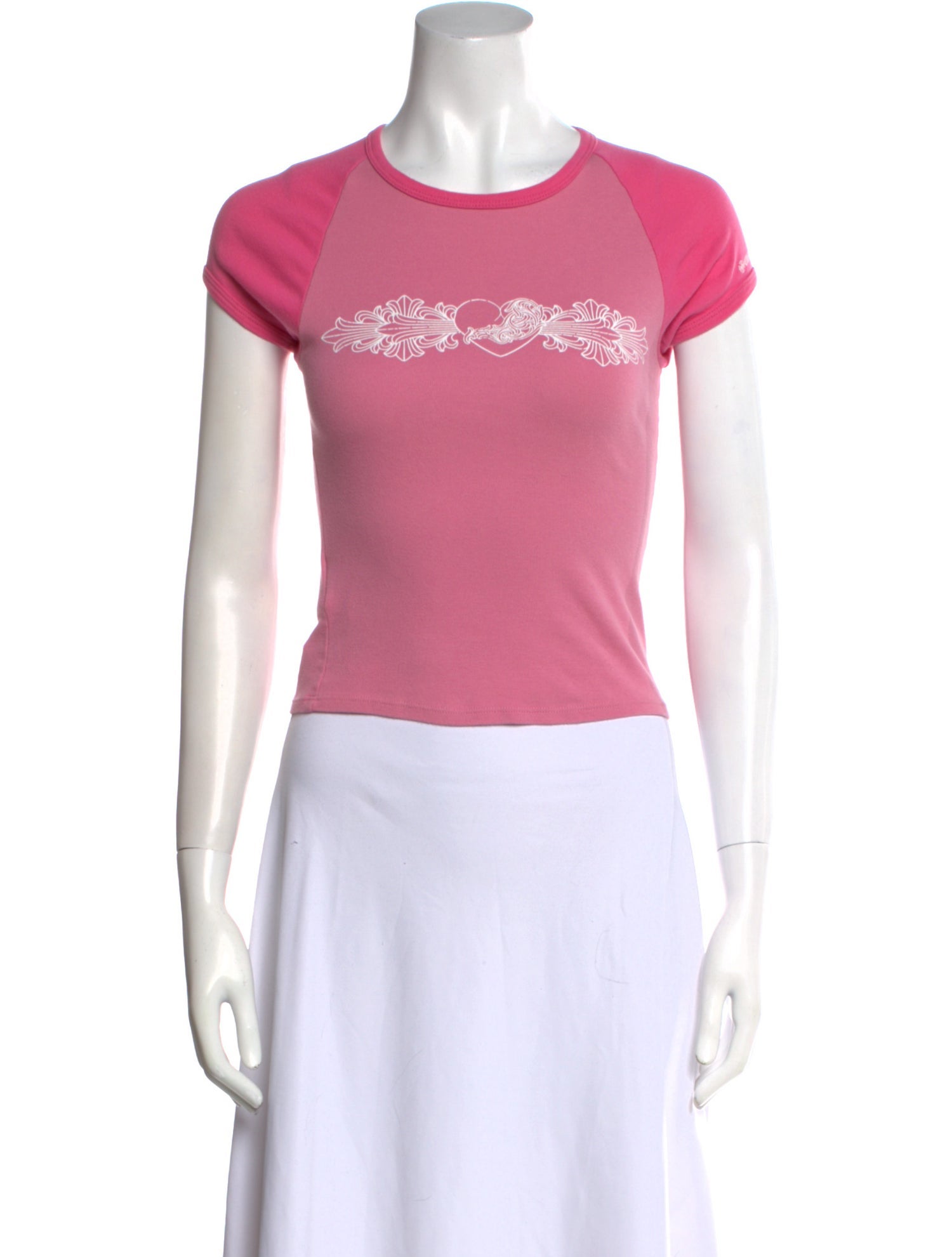 Chrome Hearts Heart Crew Neck T-Shirt