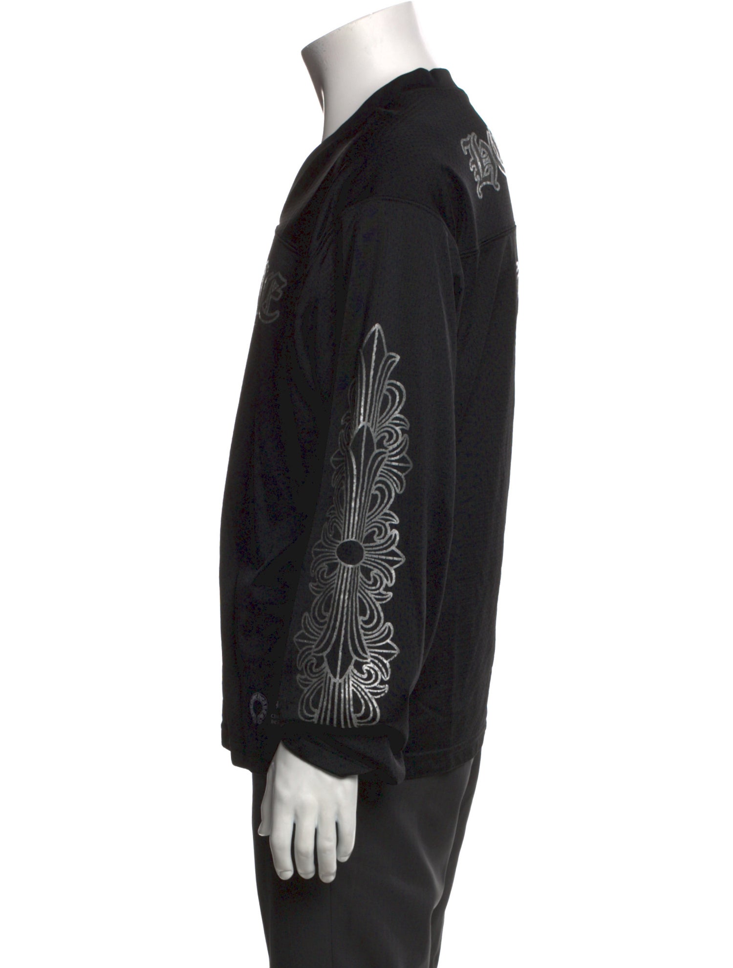 Chrome Hearts Graphic Print V-Neck Jersey