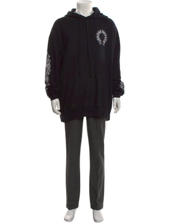 Chrome Hearts Horseshoe Graphic Print Hoodie