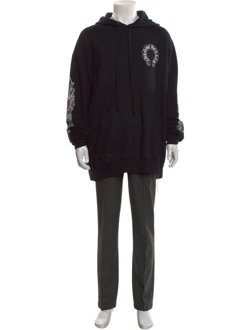 Chrome Hearts Horseshoe Graphic Print Hoodie