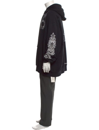 Chrome Hearts Horseshoe Graphic Print Hoodie