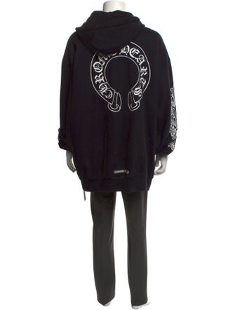 Chrome Hearts Horseshoe Graphic Print Hoodie