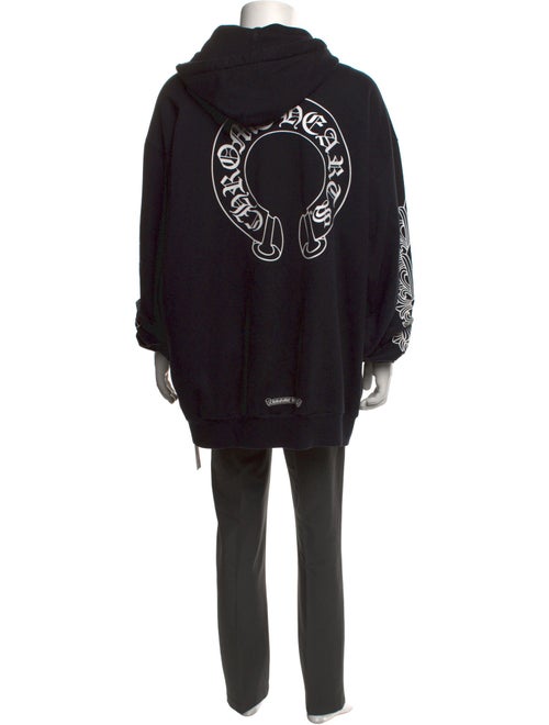 Chrome Hearts Horseshoe Graphic Print Hoodie