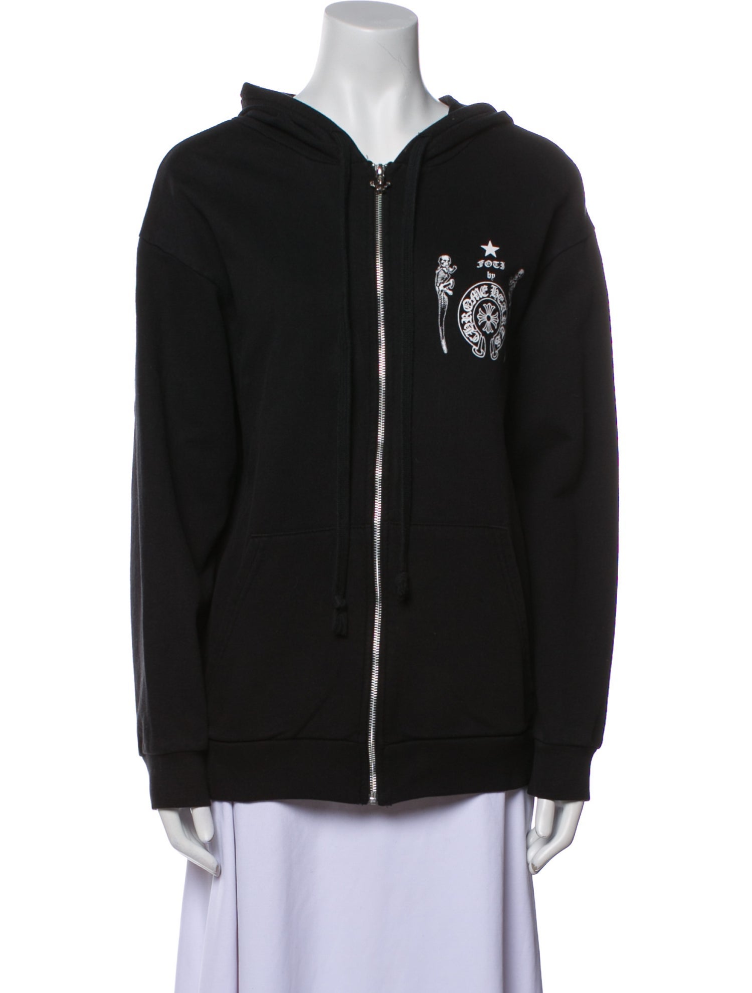 Chrome Hearts Foti Logo Graphic Print Sweatshirt