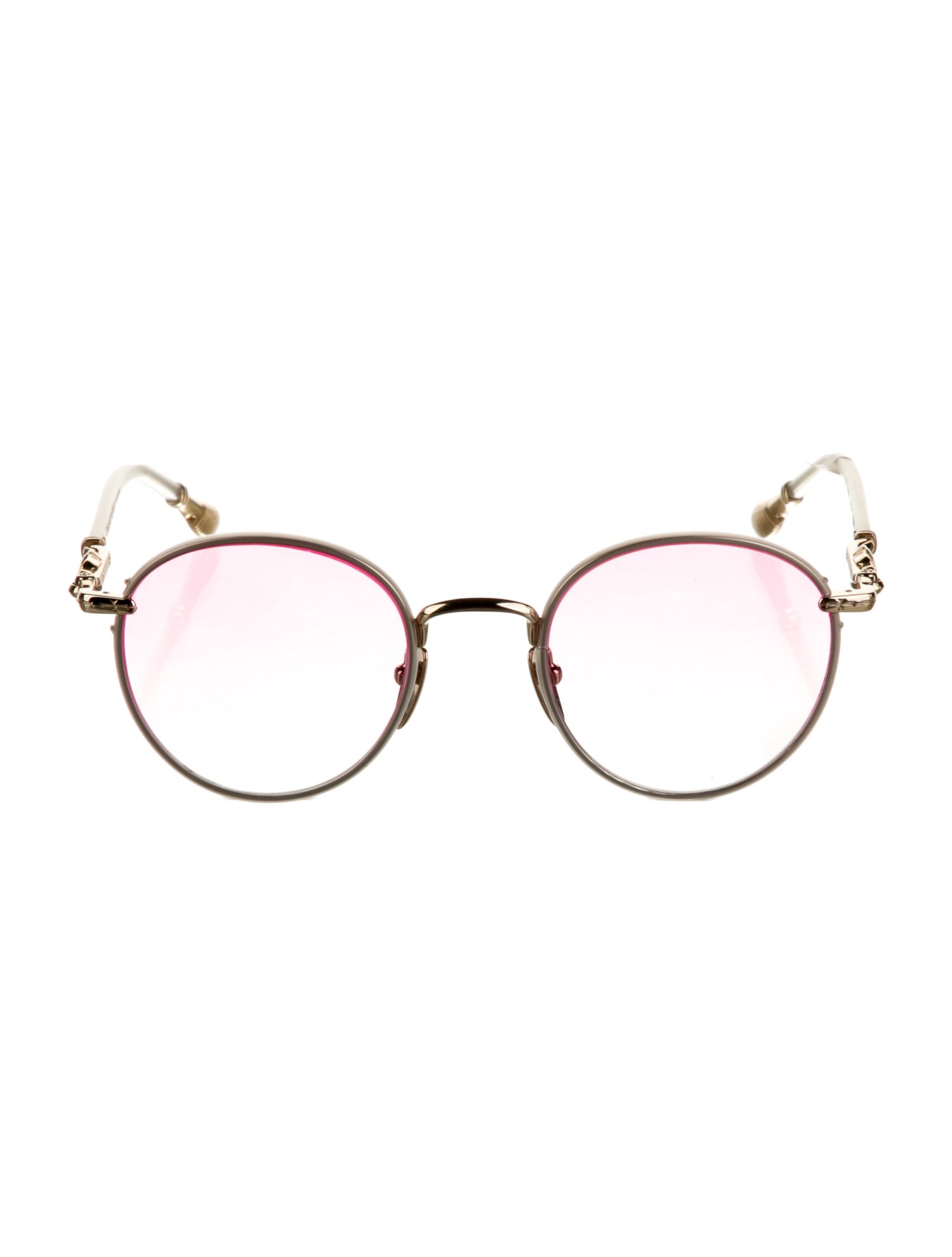 Chrome Hearts FIRKIN Round Sunglasses