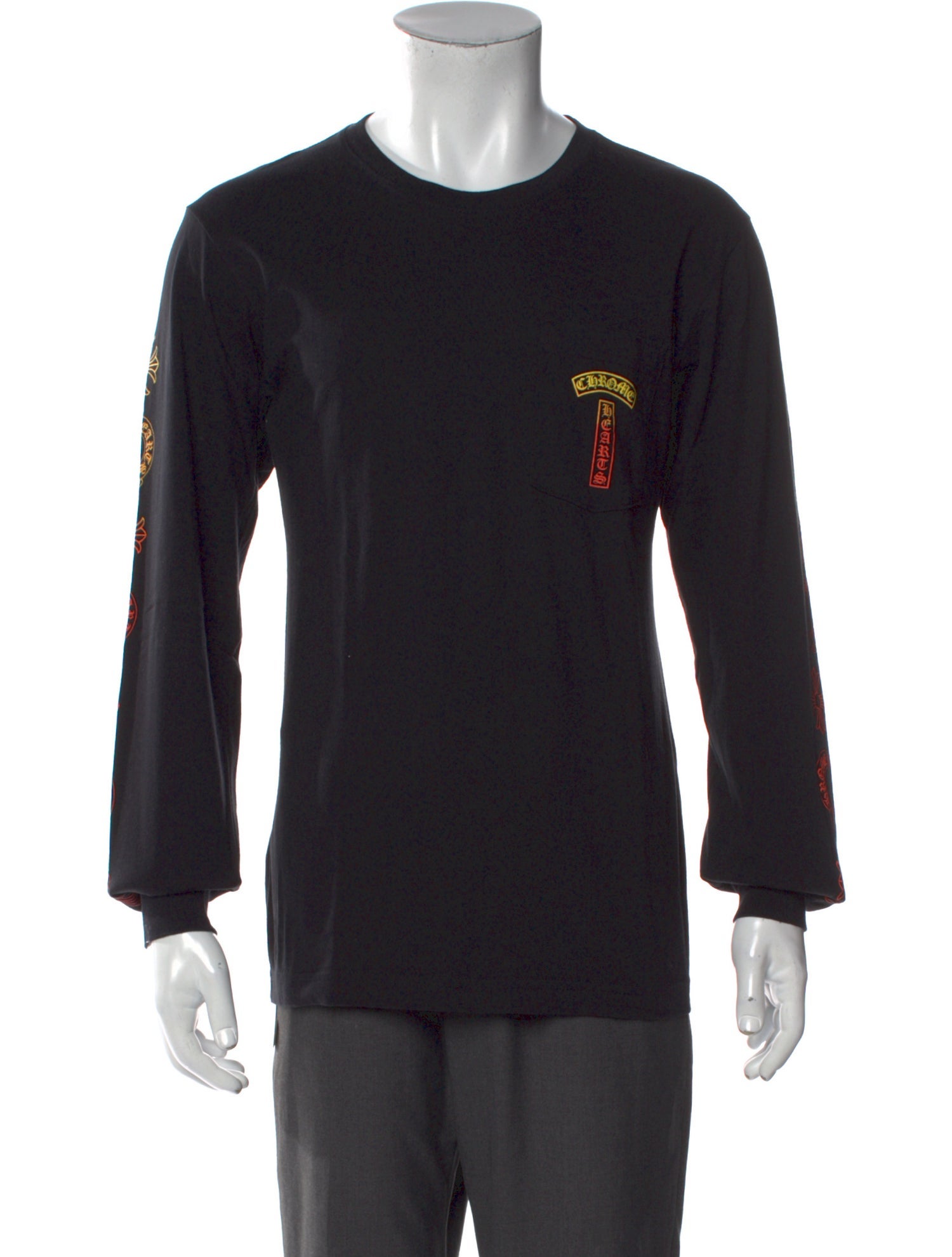 Chrome Hearts Graphic Print Crew Neck T-Shirt