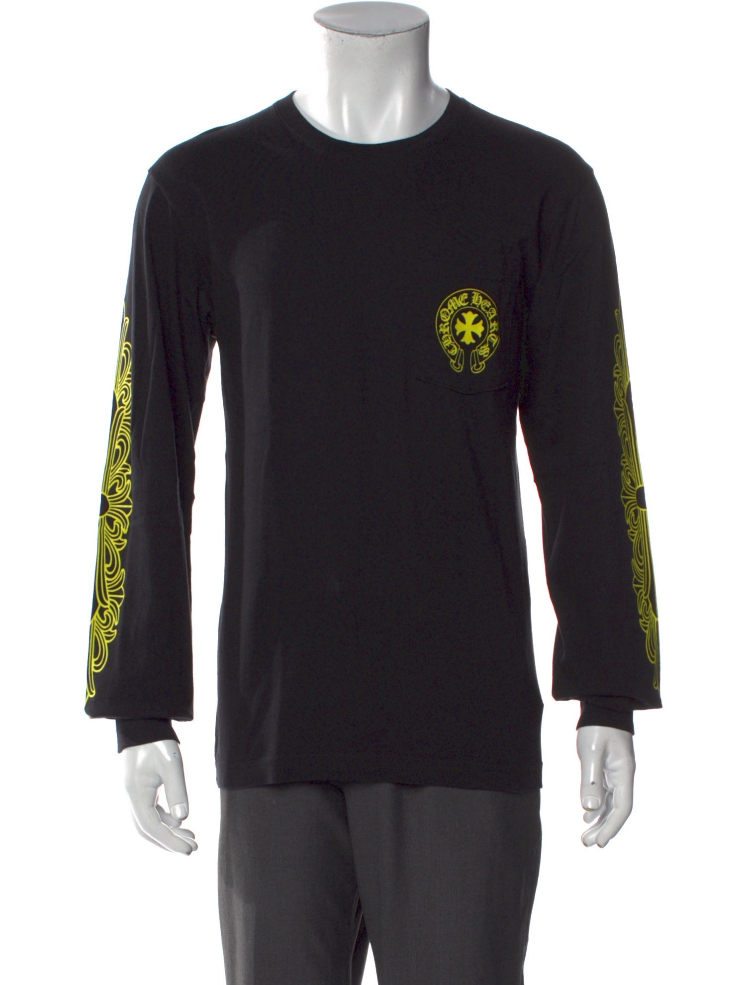 Chrome Hearts Graphic Print Crew Neck T-Shirt