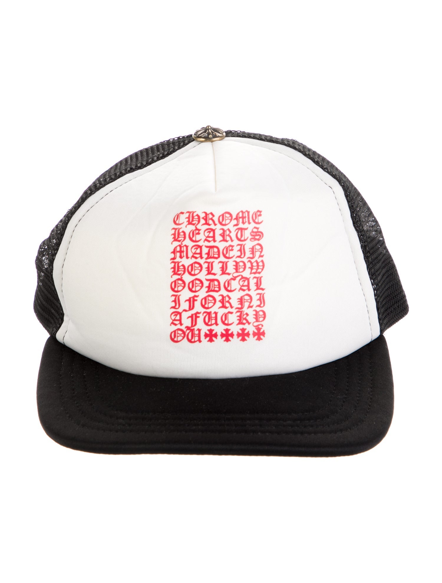 Chrome Hearts Eyechart Trucker Hat