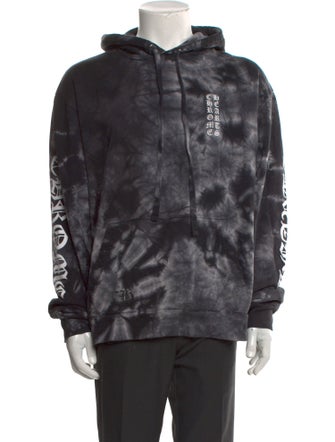 Chrome Hearts Horseshoe Tie-Dye Tie-Dye Print Hoodie