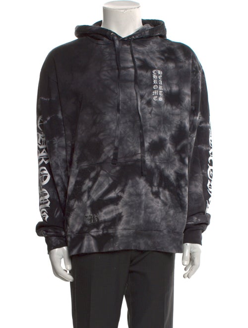 Chrome Hearts Horseshoe Tie-Dye Tie-Dye Print Hoodie