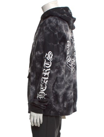 Chrome Hearts Horseshoe Tie-Dye Tie-Dye Print Hoodie