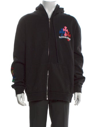 Chrome Hearts Cemetery Graphic Print Hoodie