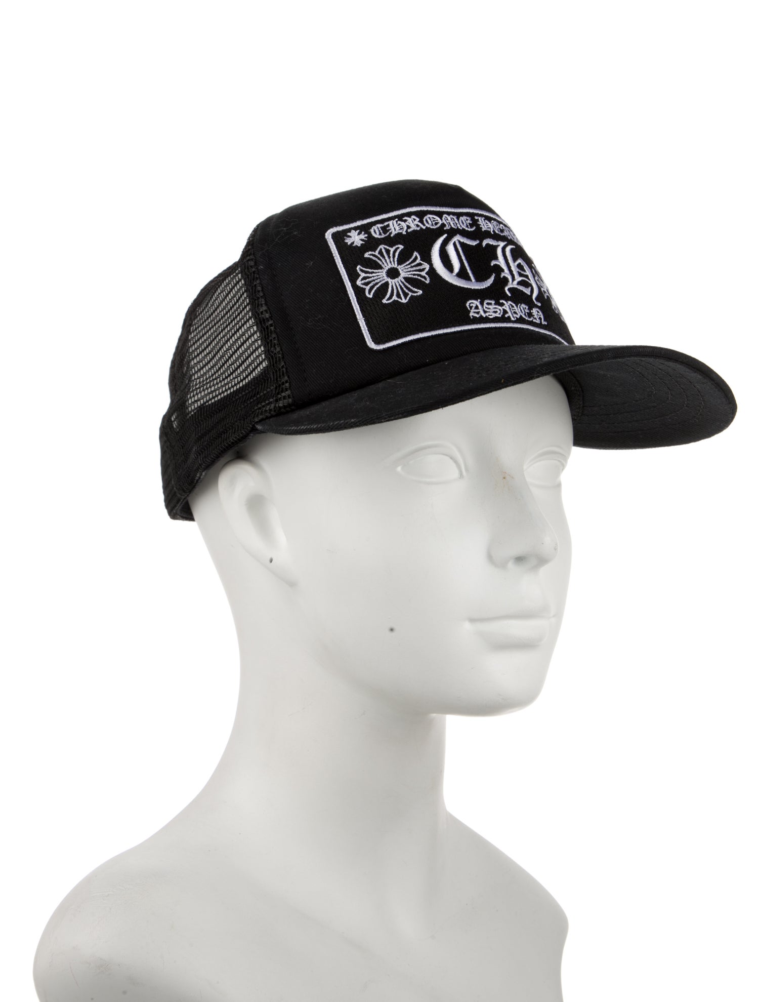 Chrome Hearts Aspen CH Logo Trucker Hat