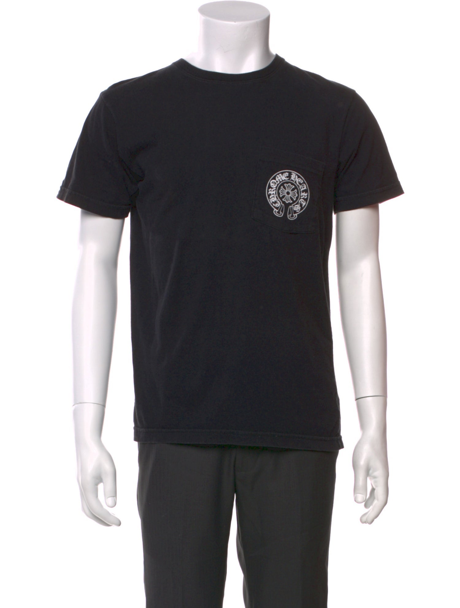 Chrome Hearts Signature Logo Los Angeles Horseshoe Logo T-Shirt