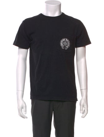 Chrome Hearts Signature Logo Los Angeles Horseshoe Logo T-Shirt