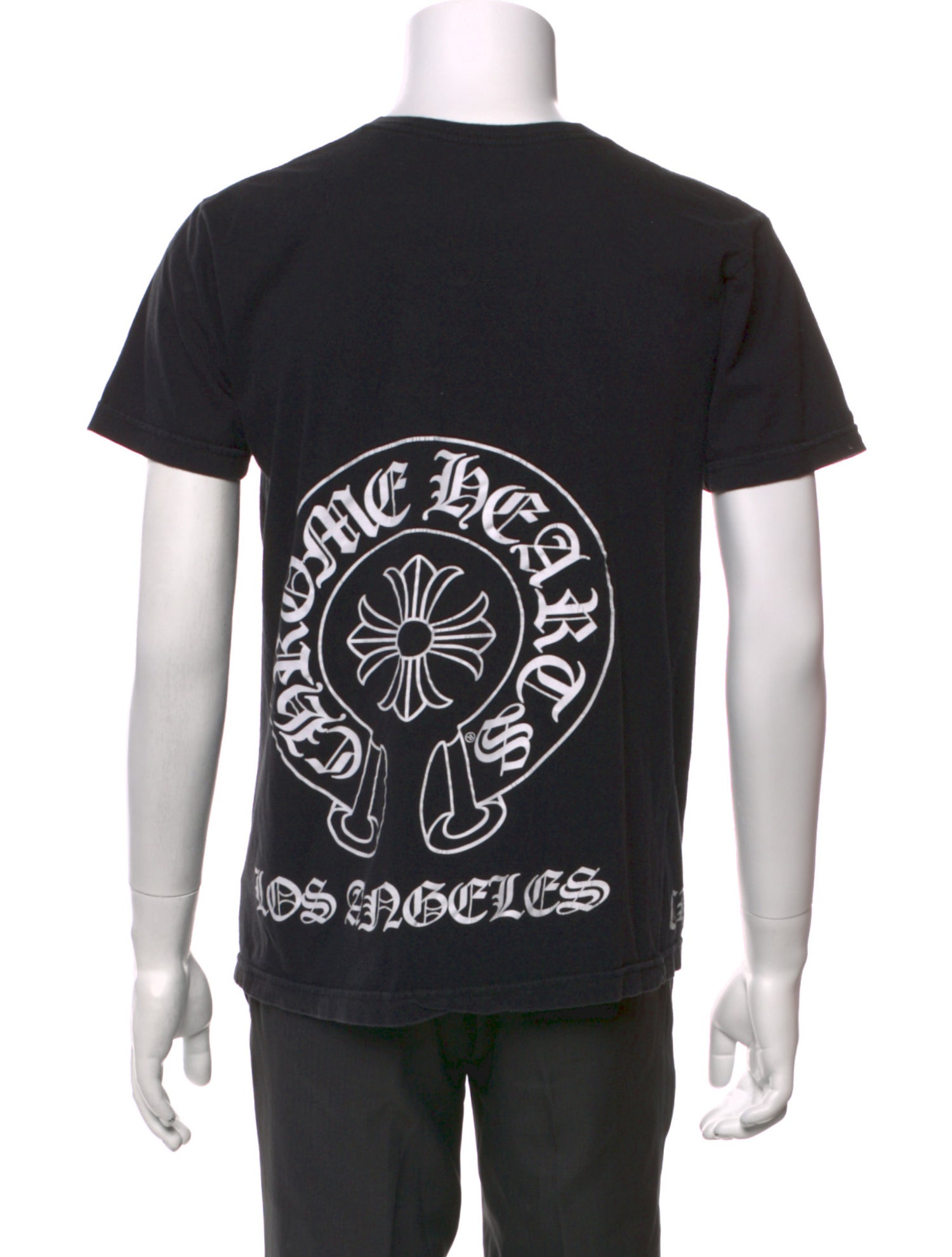 Chrome Hearts Signature Logo Los Angeles Horseshoe Logo T-Shirt