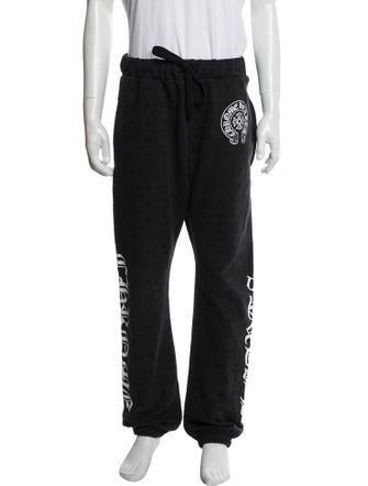 Chrome Hearts Maltese Cross Jacquard Graphic Print Lounge Bottoms