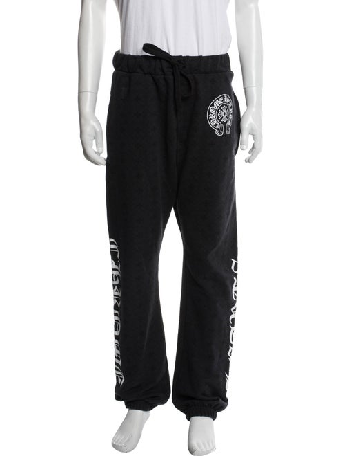 Chrome Hearts Maltese Cross Jacquard Graphic Print Lounge Bottoms