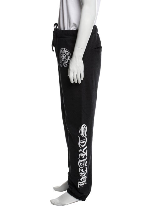 Chrome Hearts Maltese Cross Jacquard Graphic Print Lounge Bottoms