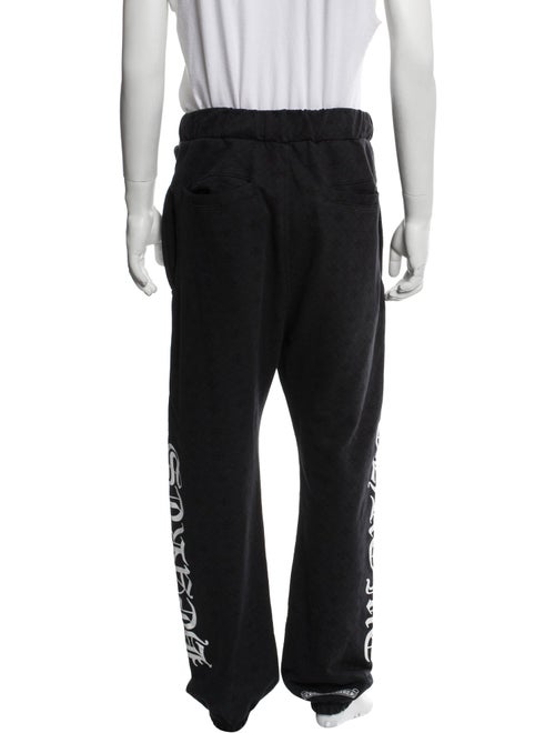 Chrome Hearts Maltese Cross Jacquard Graphic Print Lounge Bottoms