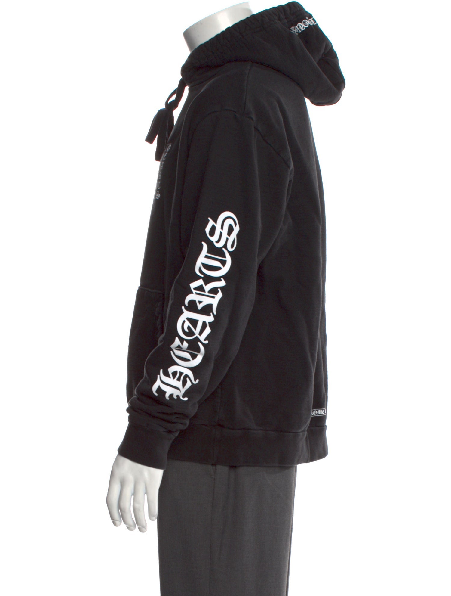 Chrome Hearts Graphic Print Crew Neck Hoodie