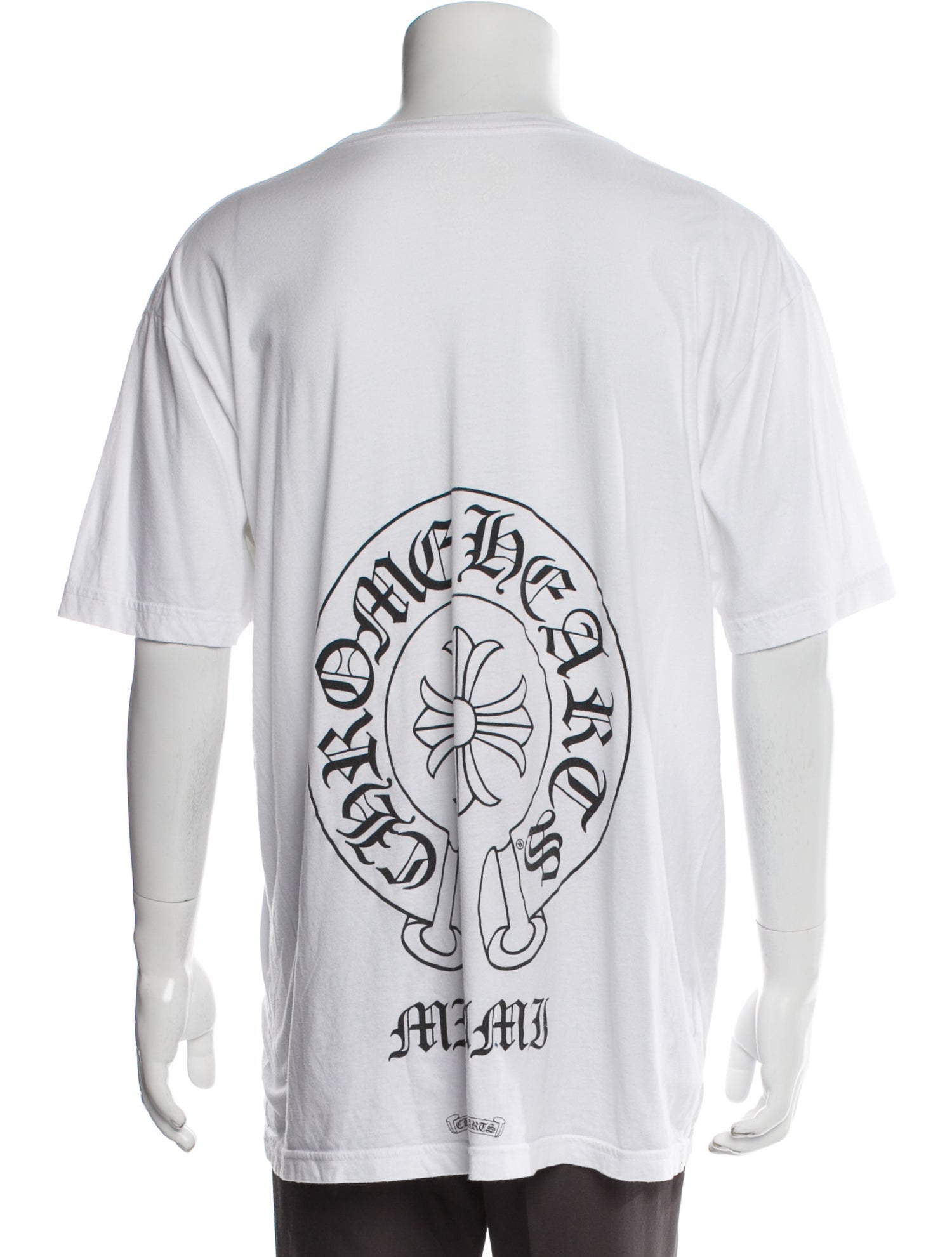 Chrome Hearts Horseshoe Logo Miami Exclusive Graphic Print T-Shirt